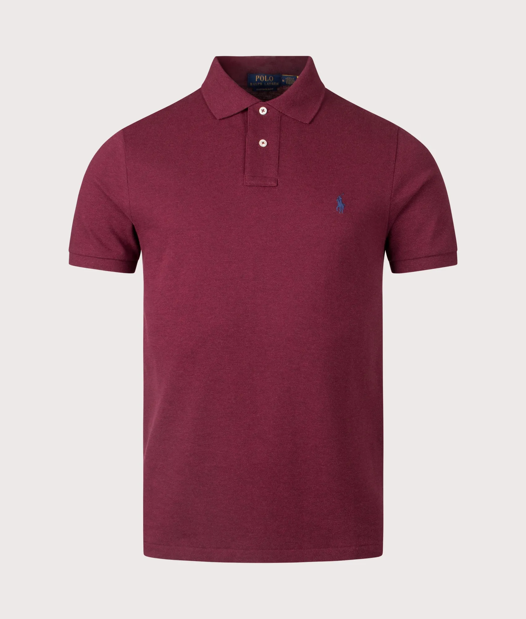 Custom Slim Fit Mesh Polo Shirt sold by EQVVS