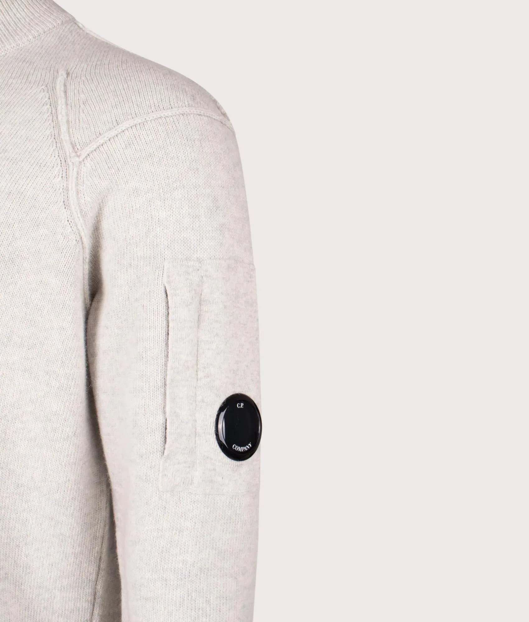 Diagonal Lens Quarter Zip Jumper sold by EQVVS product image thumbnail 3