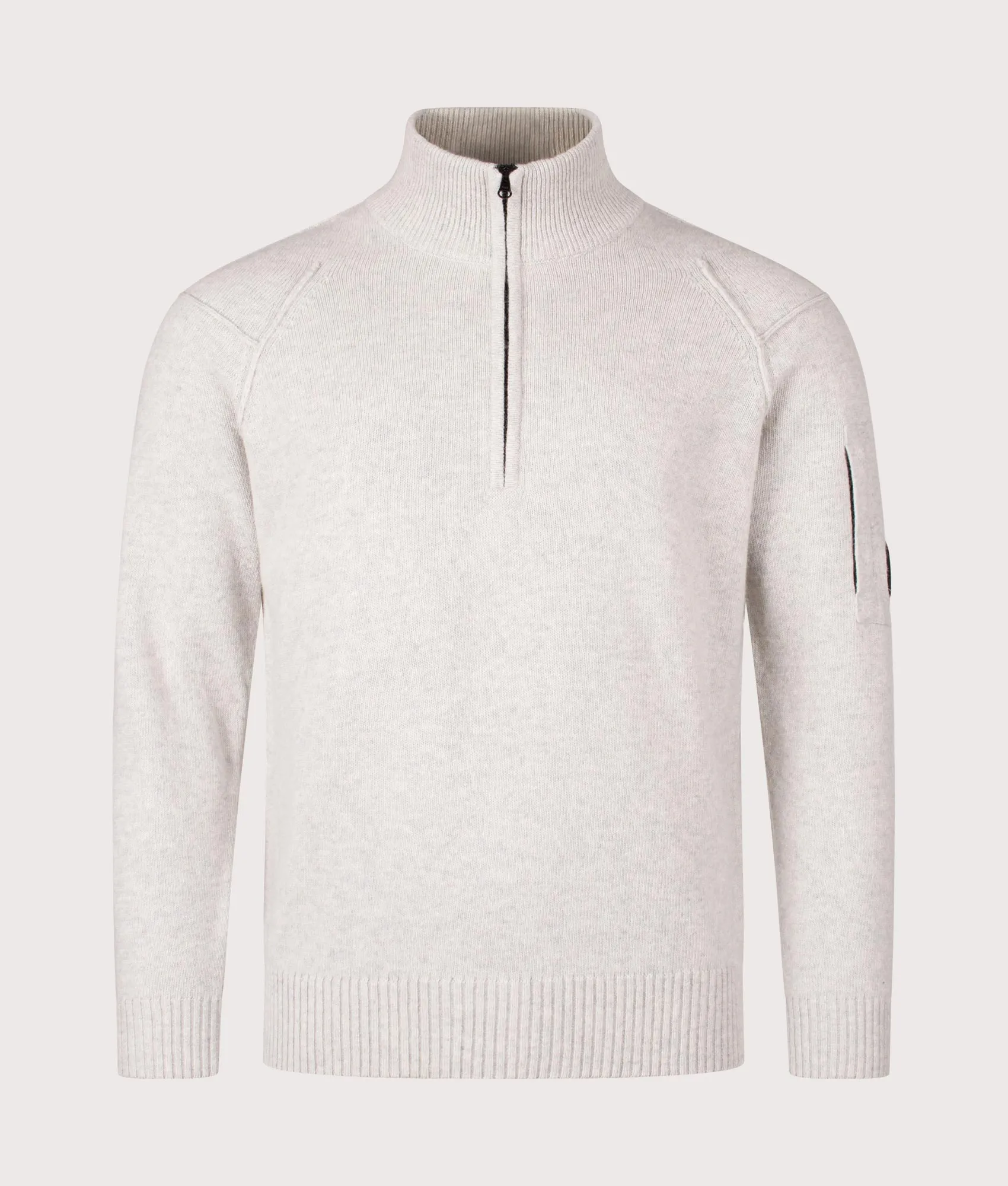 Diagonal Lens Quarter Zip Jumper sold by EQVVS product image thumbnail 2