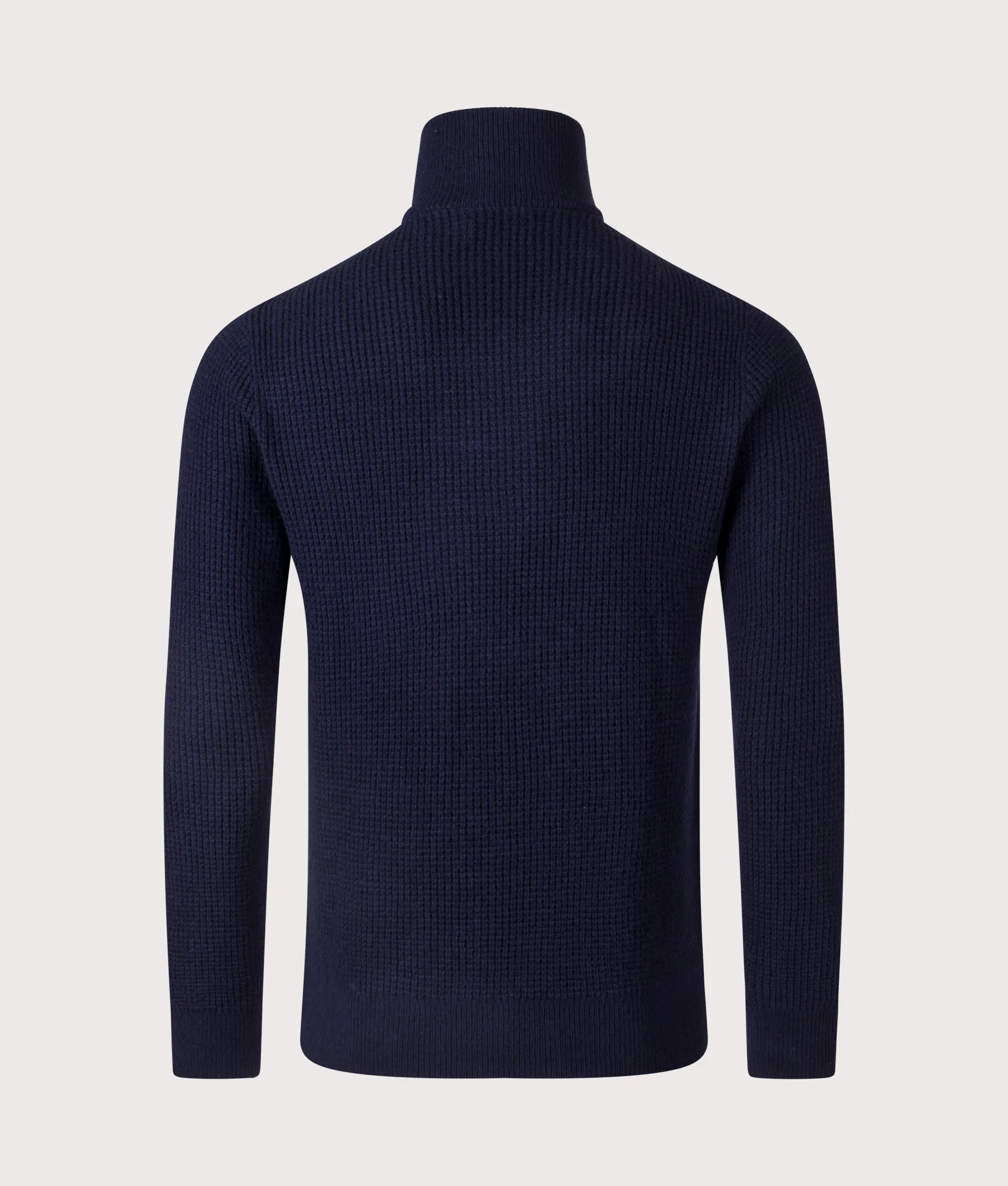 Waffle Knit Quarter Zip Jumper sold by EQVVS product image thumbnail 3