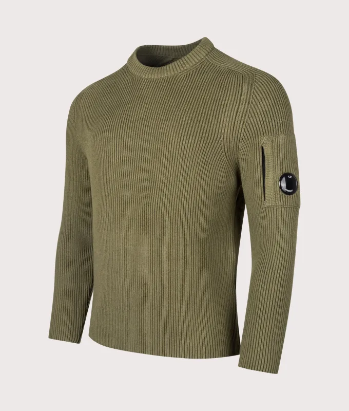 Full Rib Crewneck Lens Jumper sold by EQVVS