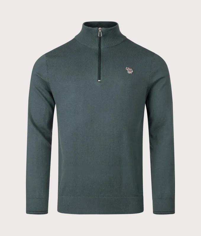 Quarter Zip Zebra Logo Jumper sold by EQVVS