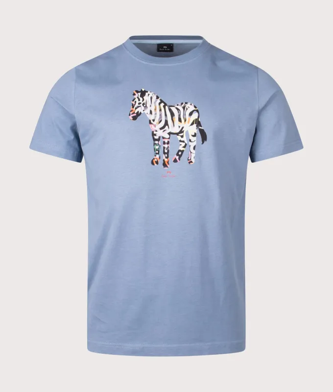 Zebra Large T-Shirt made by EQVVS