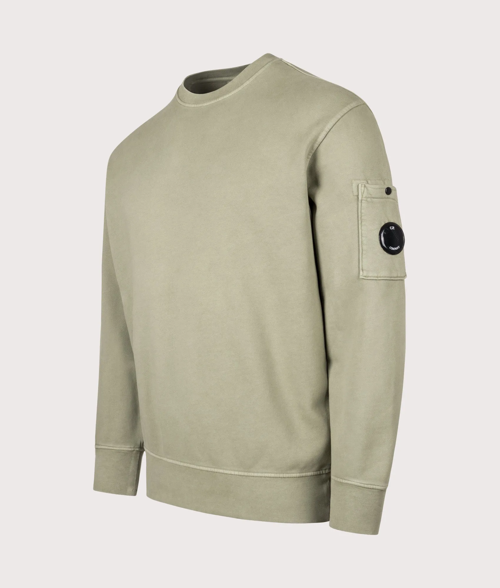Diagonal Fleece Crewneck Lens Sweatshirt sold by EQVVS