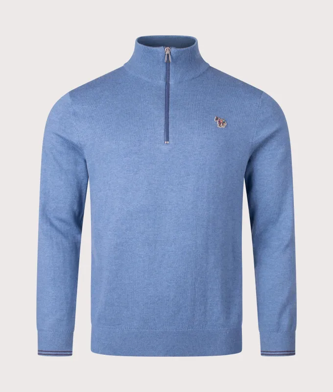 Quarter Zip Zebra Logo Jumper sold by EQVVS