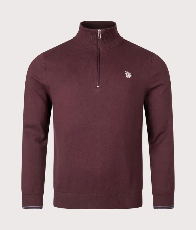 Quarter Zip Zebra Logo Jumper sold by EQVVS