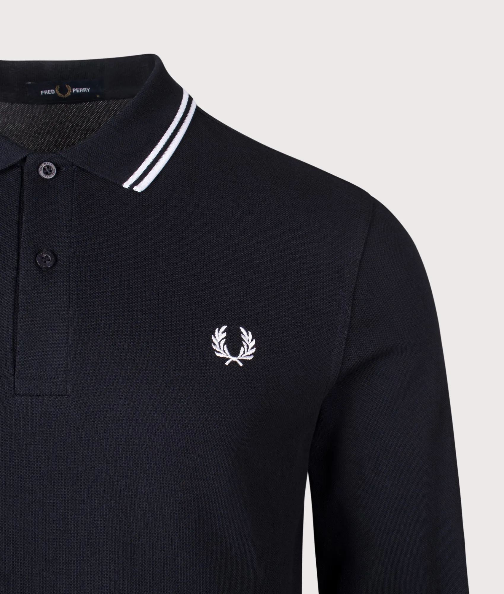 Long Sleeve Twin Tipped Polo Shirt sold by EQVVS product image thumbnail 2