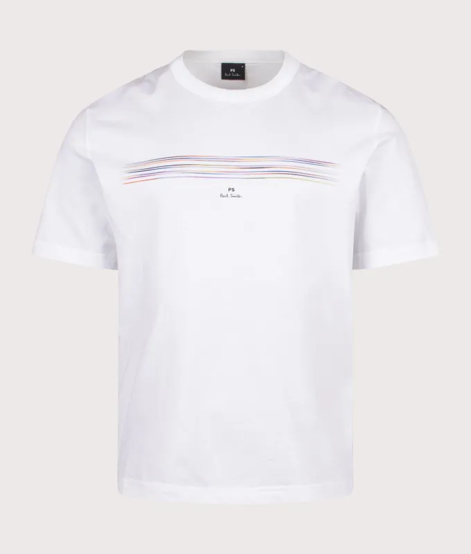 Relaxed Fit Stripe T-Shirt sold by EQVVS