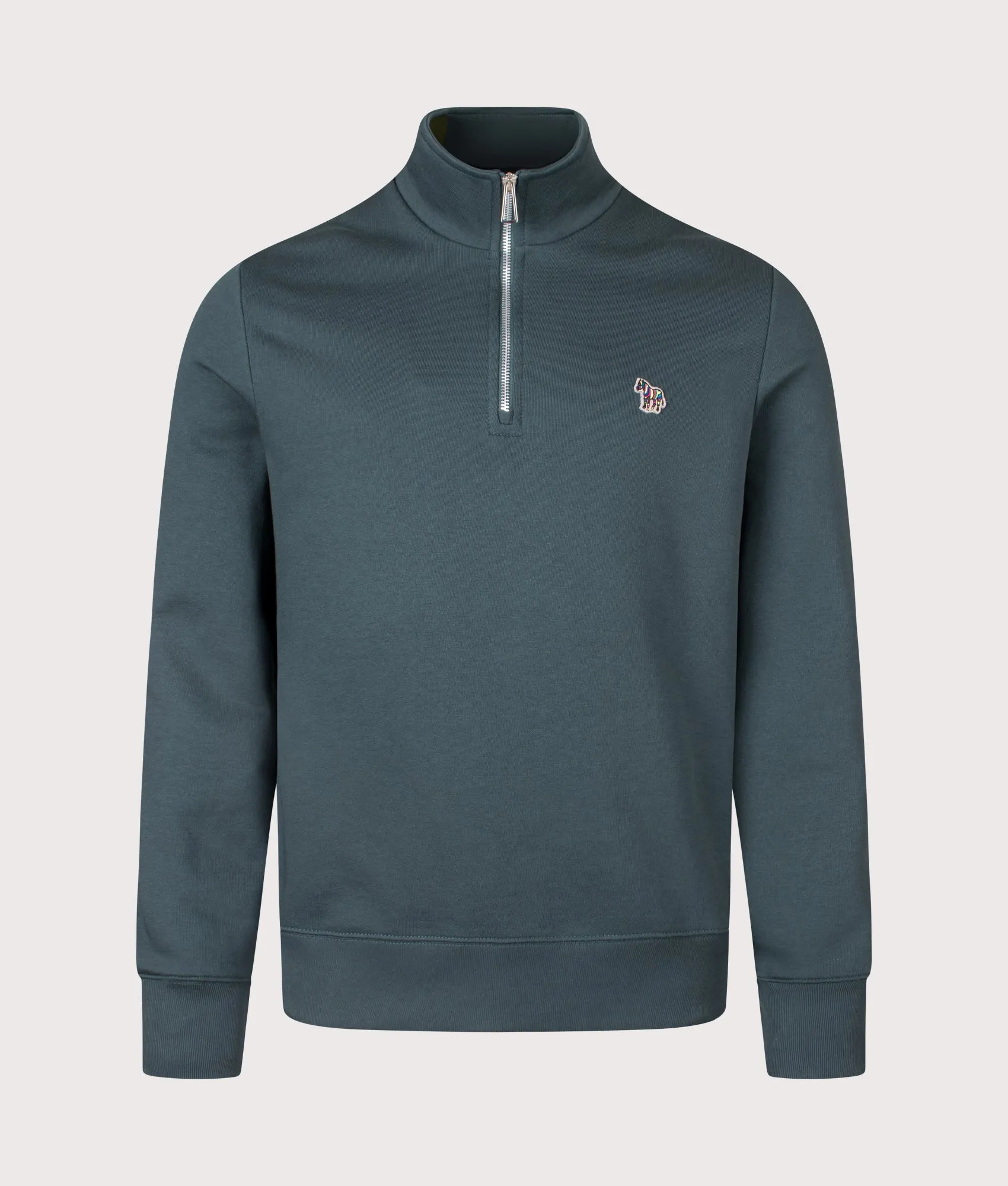Organic Cotton Quarter Zip Zebra Sweatshirt sold by EQVVS