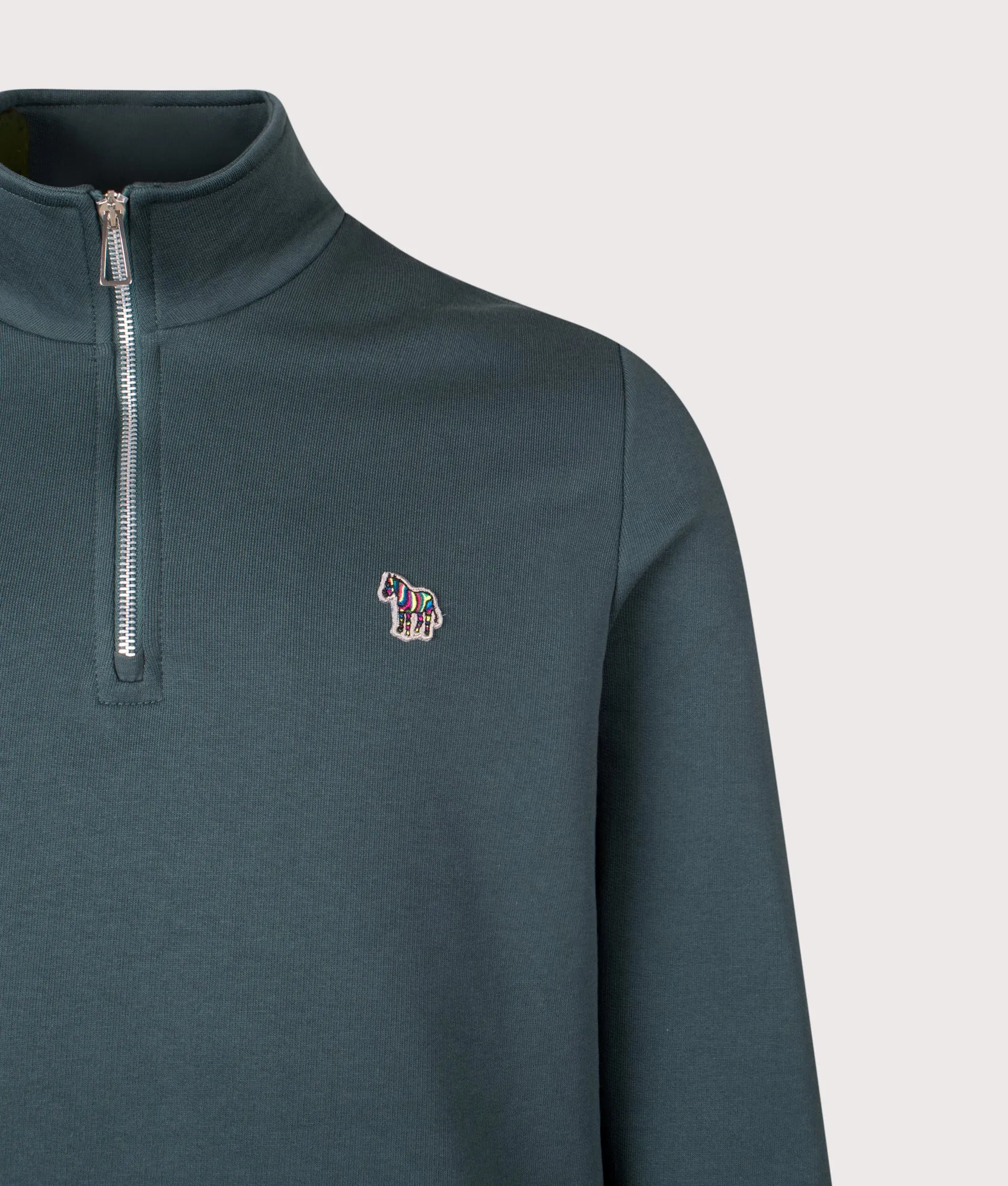 Organic Cotton Quarter Zip Zebra Sweatshirt sold by EQVVS product image thumbnail 2