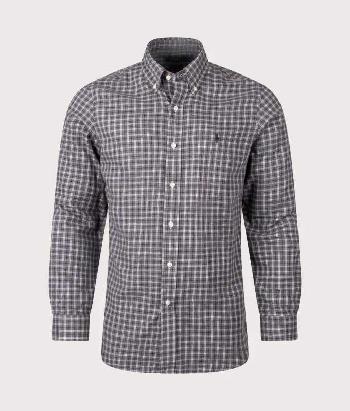 Custom Fit Plaid Twill Shirt sold by EQVVS