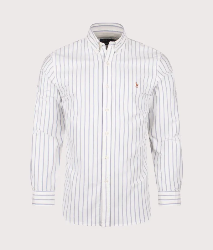 Slim Fit Striped Oxford Shirt sold by EQVVS
