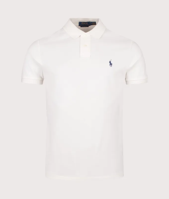 Custom Slim Fit Mesh Polo Shirt sold by EQVVS