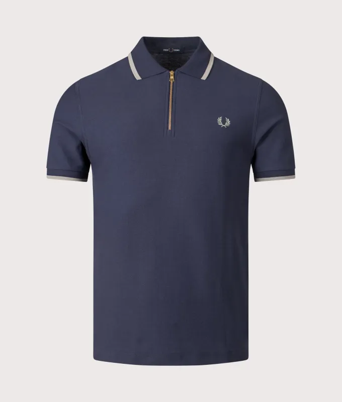 Crepe Piqué Polo Shirt sold by EQVVS
