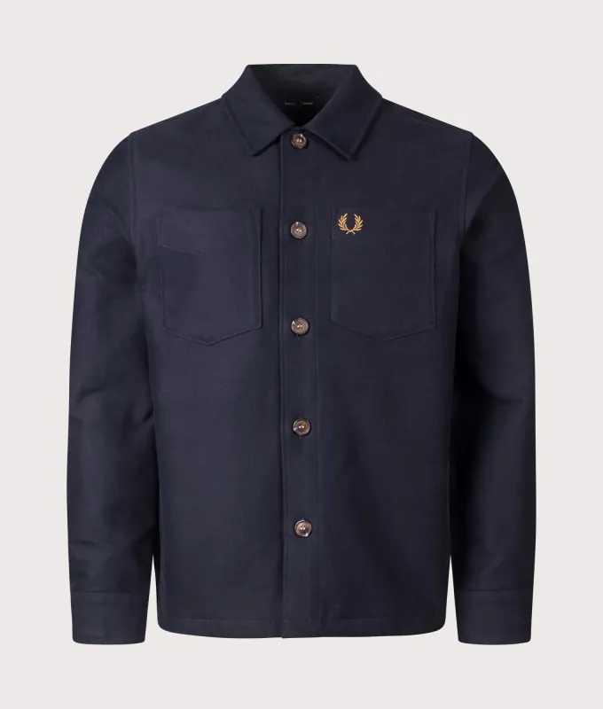 Brushed Twill Overshirt sold by EQVVS