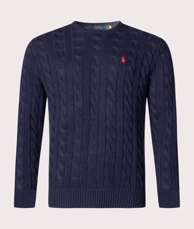 Cable Knit Cotton Jumper sold by EQVVS