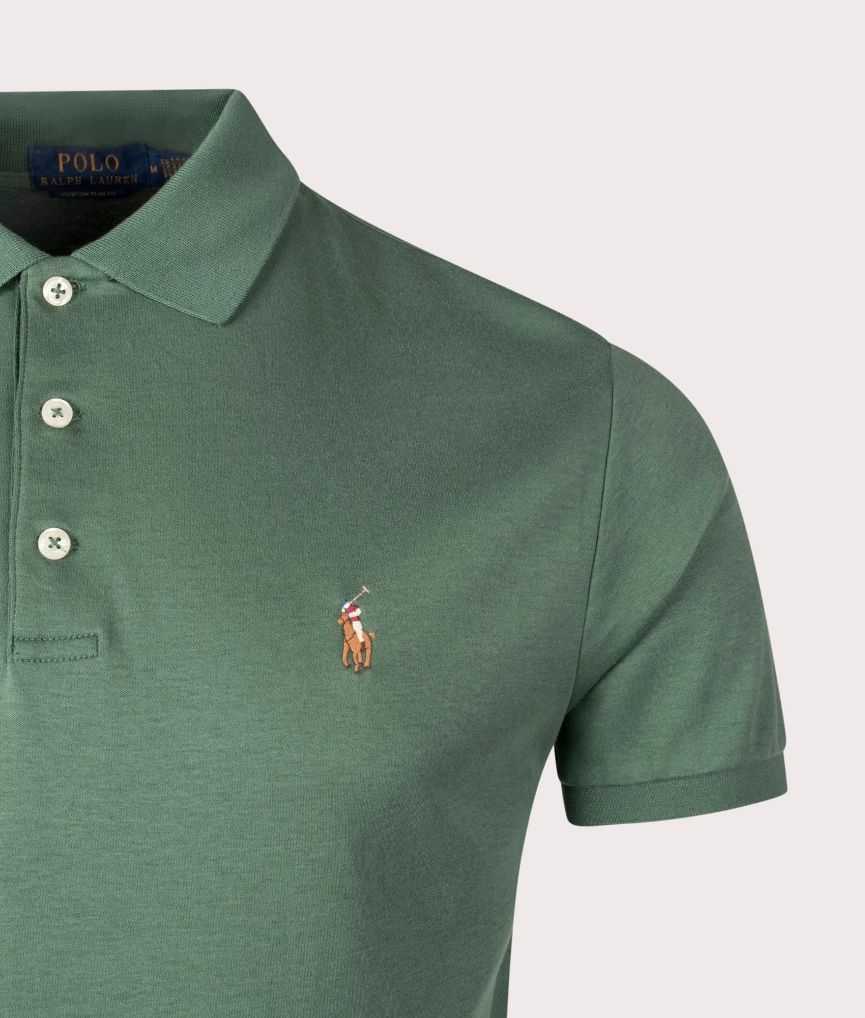 Custom Slim Fit Soft Cotton Polo Shirt sold by EQVVS product image thumbnail 2