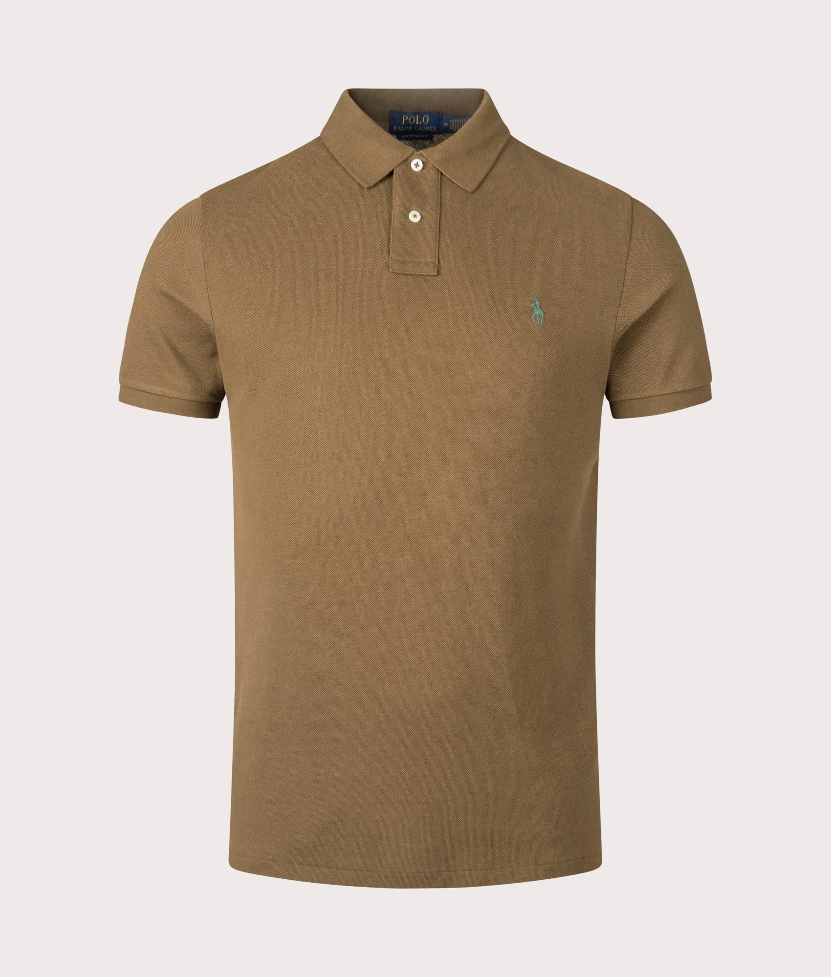 Custom Slim Fit Mesh Polo Shirt sold by EQVVS