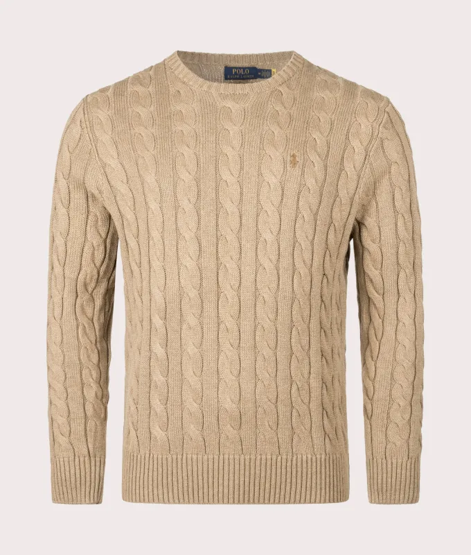 Cable Knit Cotton Jumper sold by EQVVS