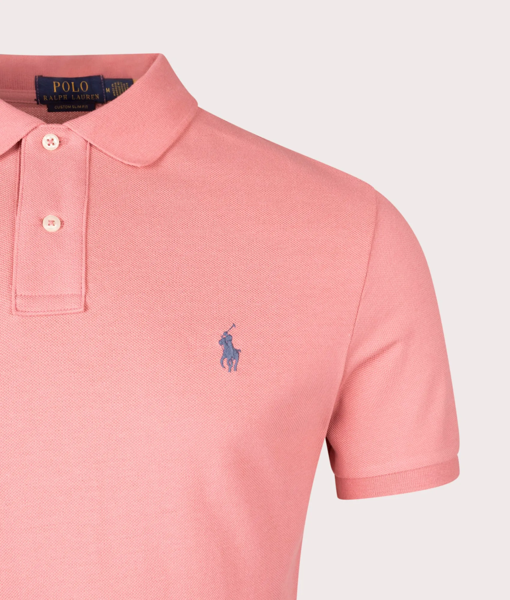 Custom Slim Fit Mesh Polo Shirt sold by EQVVS product image thumbnail 2