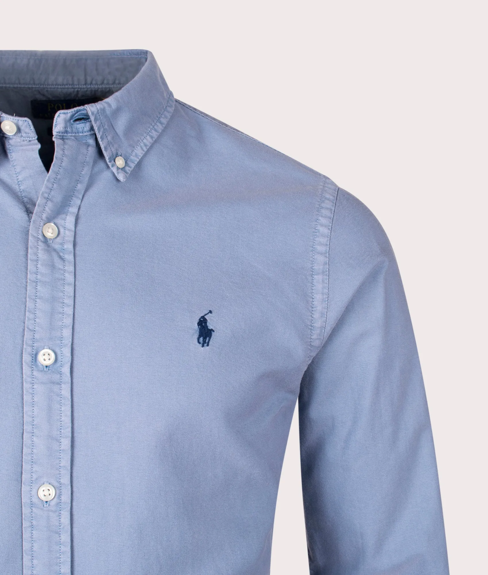 Slim Fit Garment-Dyed Oxford Shirt sold by EQVVS product image thumbnail 2