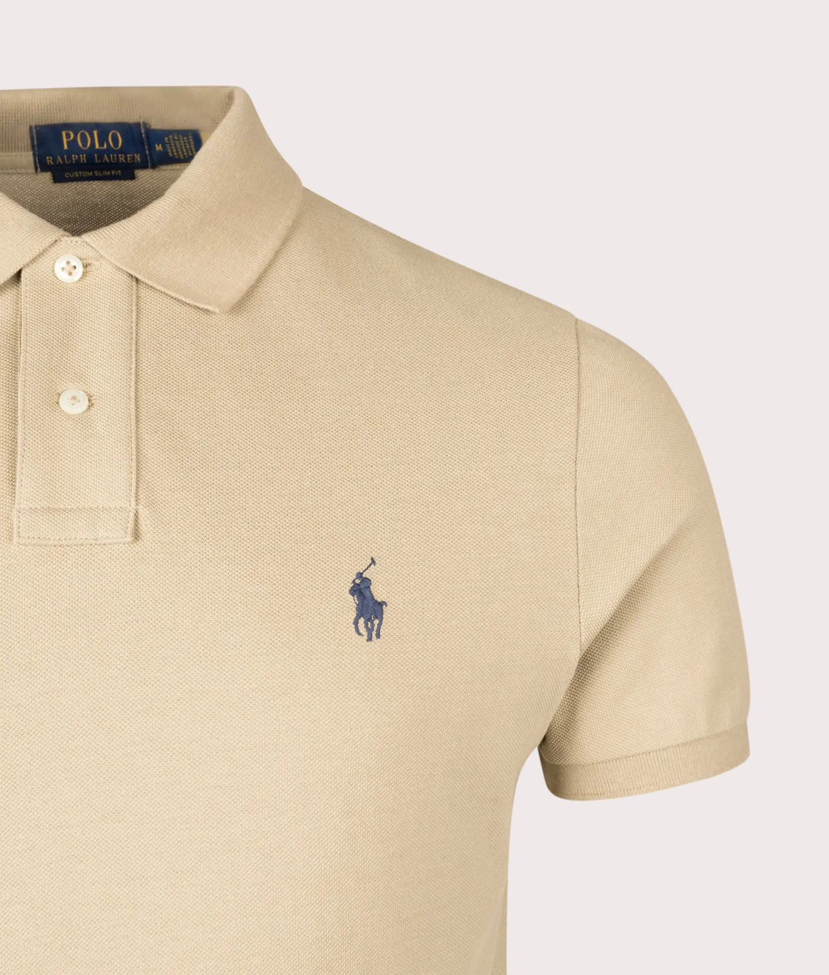 Custom Slim Fit Mesh Polo Shirt sold by EQVVS product image thumbnail 2