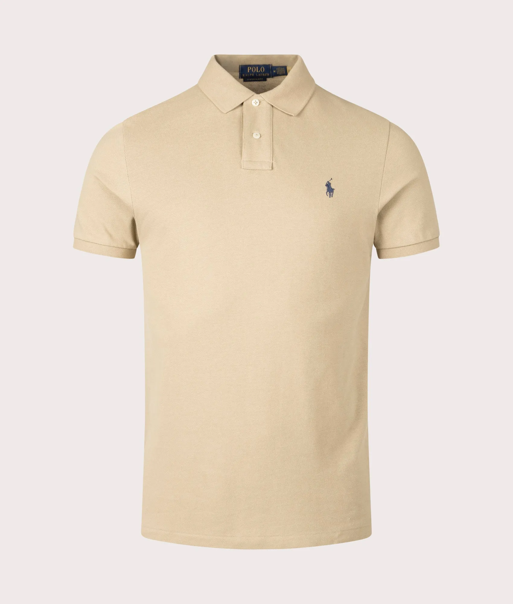 Custom Slim Fit Mesh Polo Shirt sold by EQVVS