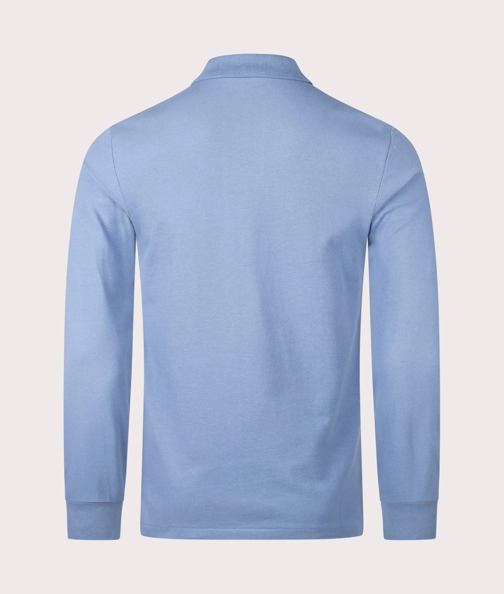 Custom Slim Fit Long Sleeve Polo Shirt sold by EQVVS product image thumbnail 3