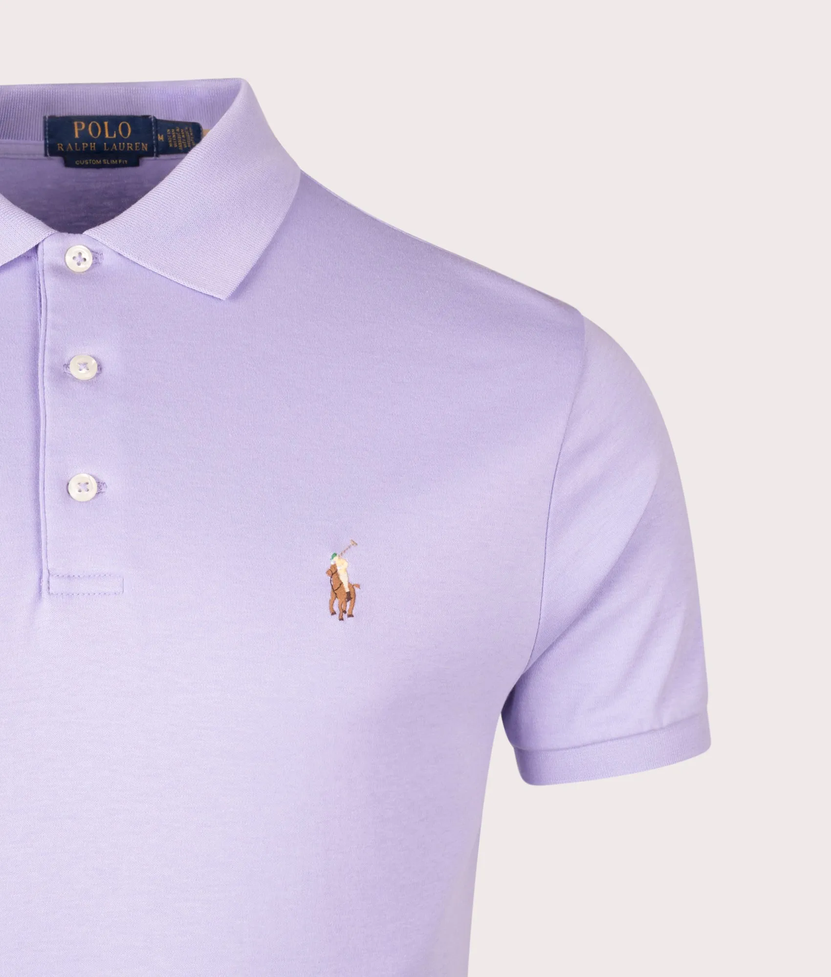 Custom Slim Fit Soft Cotton Polo Shirt sold by EQVVS product image thumbnail 2