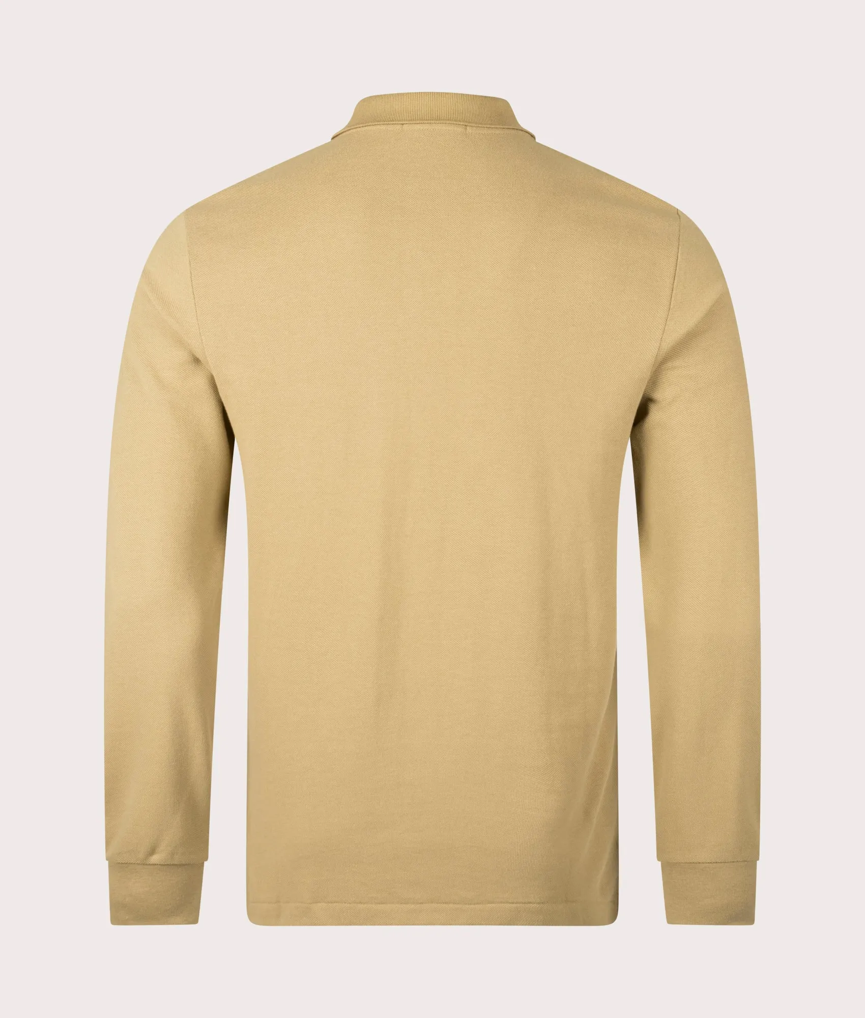 Custom Slim Fit Long Sleeve Polo Shirt sold by EQVVS product image thumbnail 3