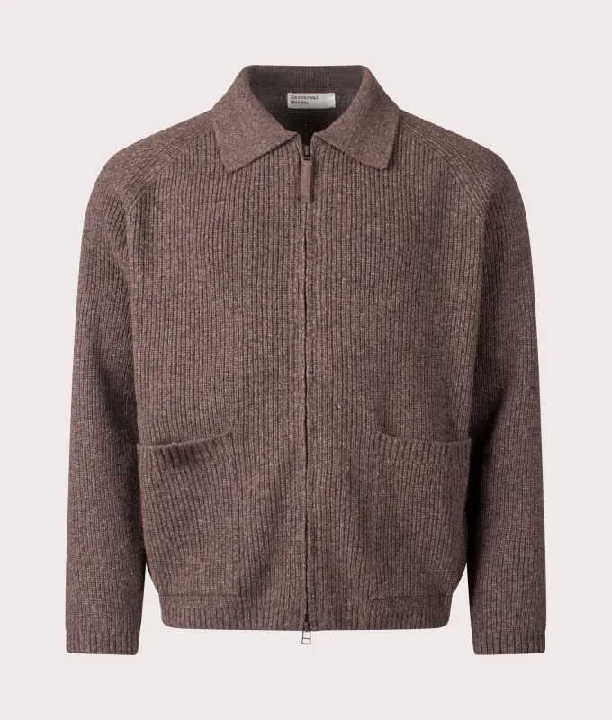Zip Cardigan sold by EQVVS