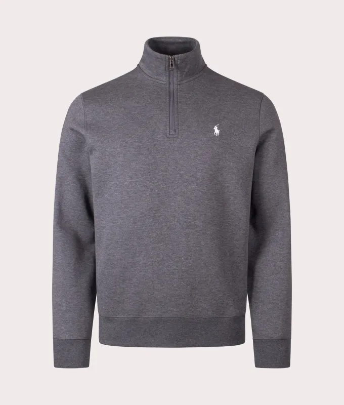 Double-Knit Quarter Zip Jumper sold by EQVVS