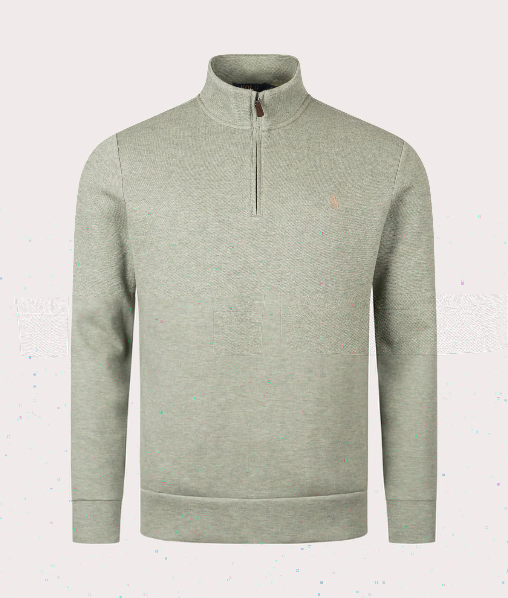 Double Knit Mesh Quarter Zip Sweatshirt sold by EQVVS