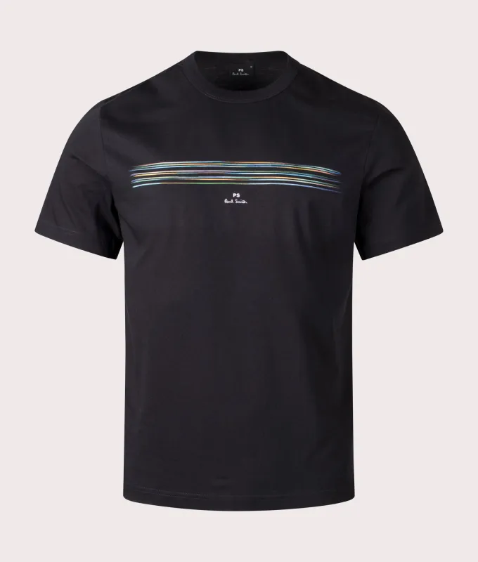 Relaxed Fit Stripe T-Shirt sold by EQVVS