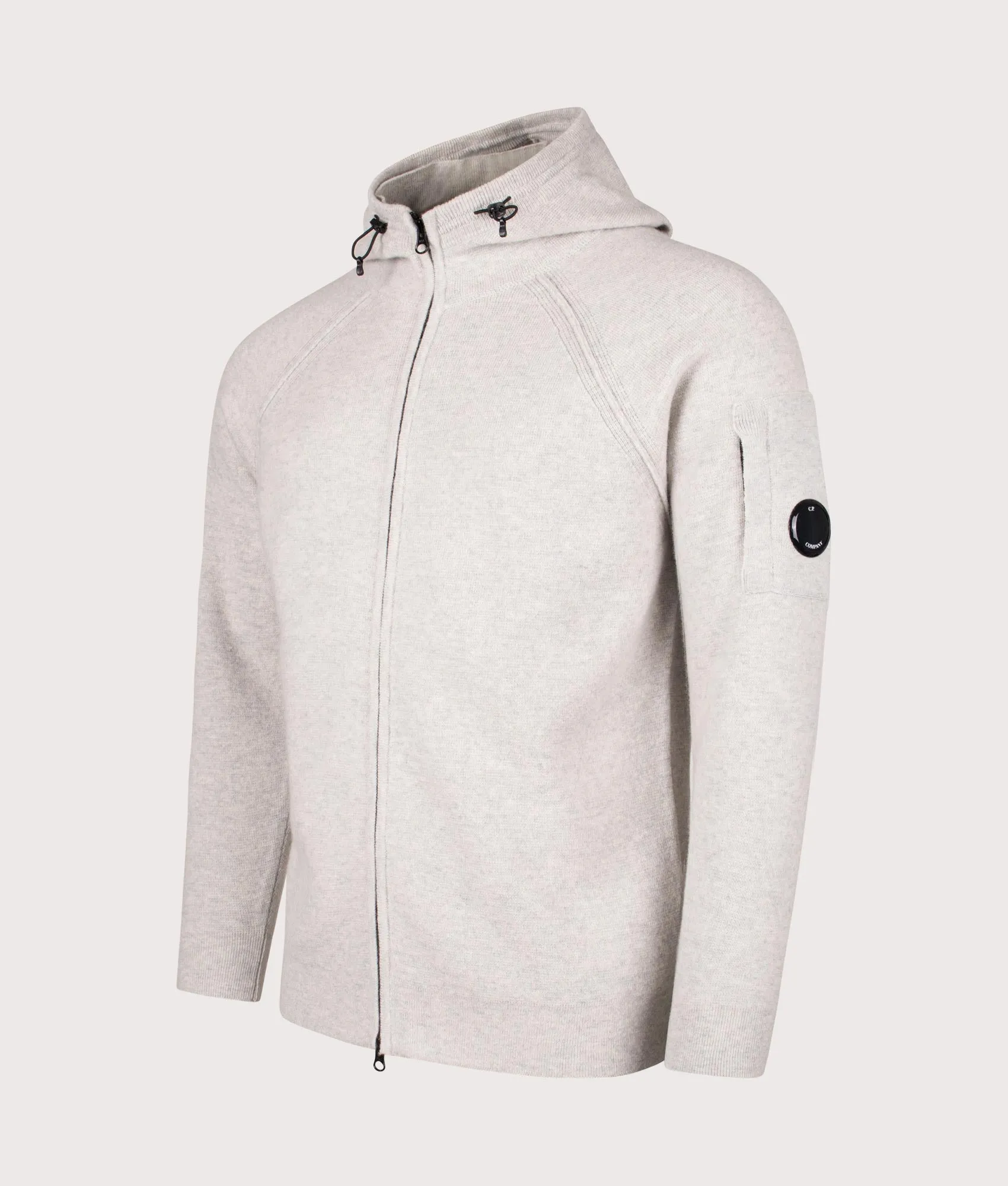 Lambswool GRS Hooded Full Zip Sweater sold by EQVVS