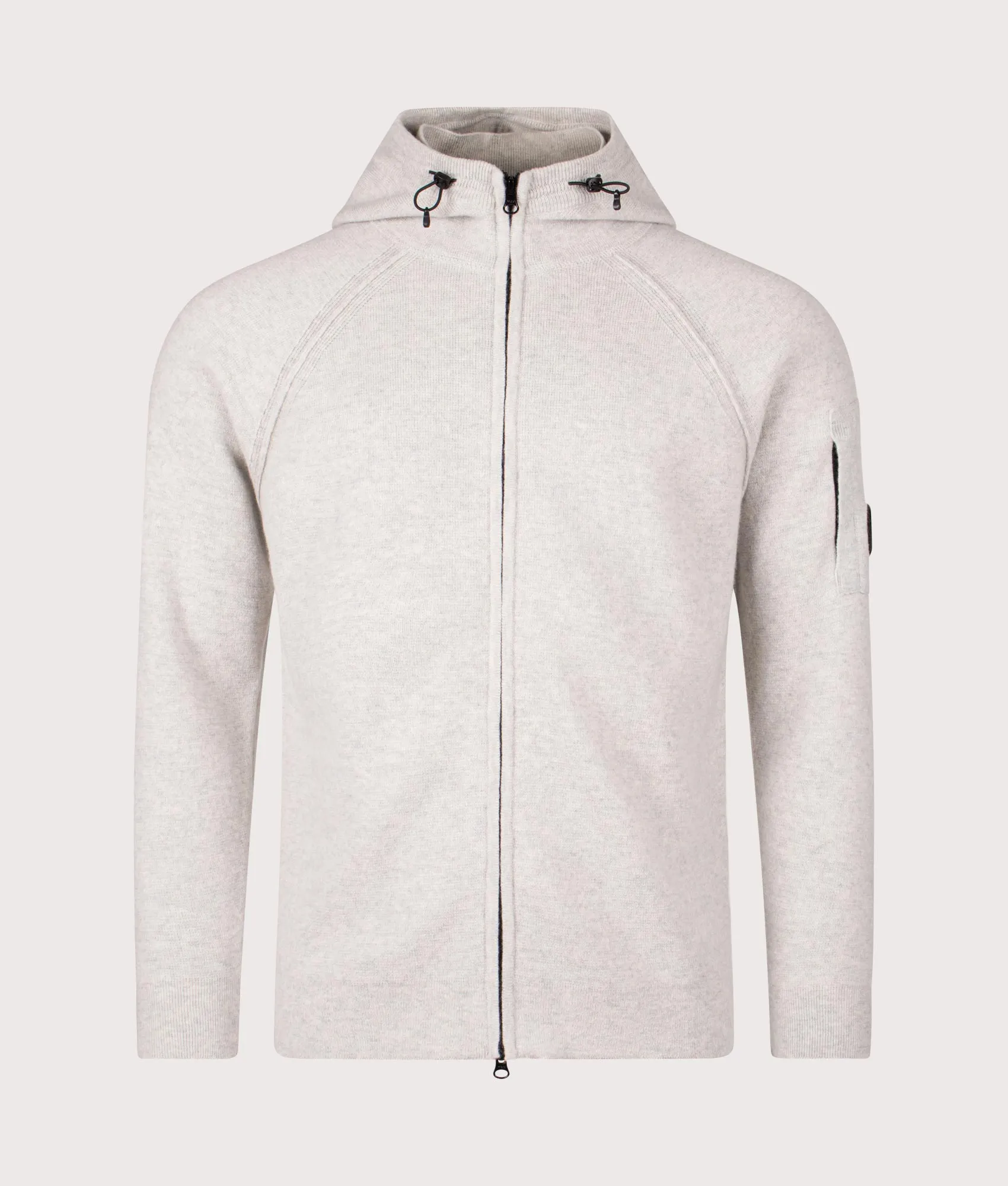 Lambswool GRS Hooded Full Zip Sweater sold by EQVVS product image thumbnail 3