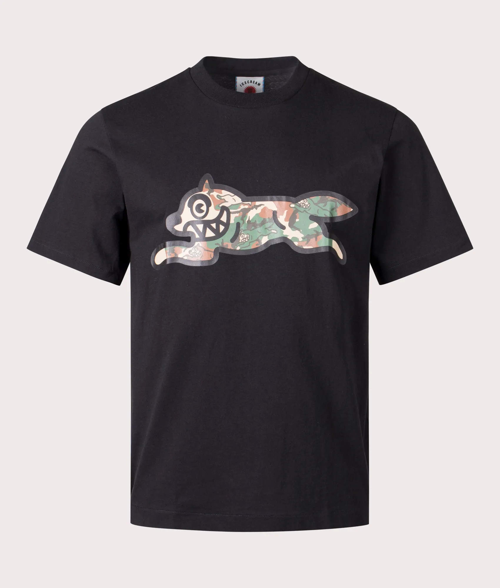 Woodland Camo Running Dog T-Shirt sold by EQVVS