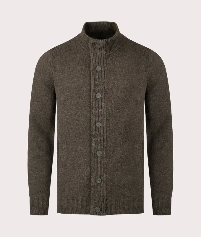 Essential Patch Zip Through Knitted Jumper sold by EQVVS