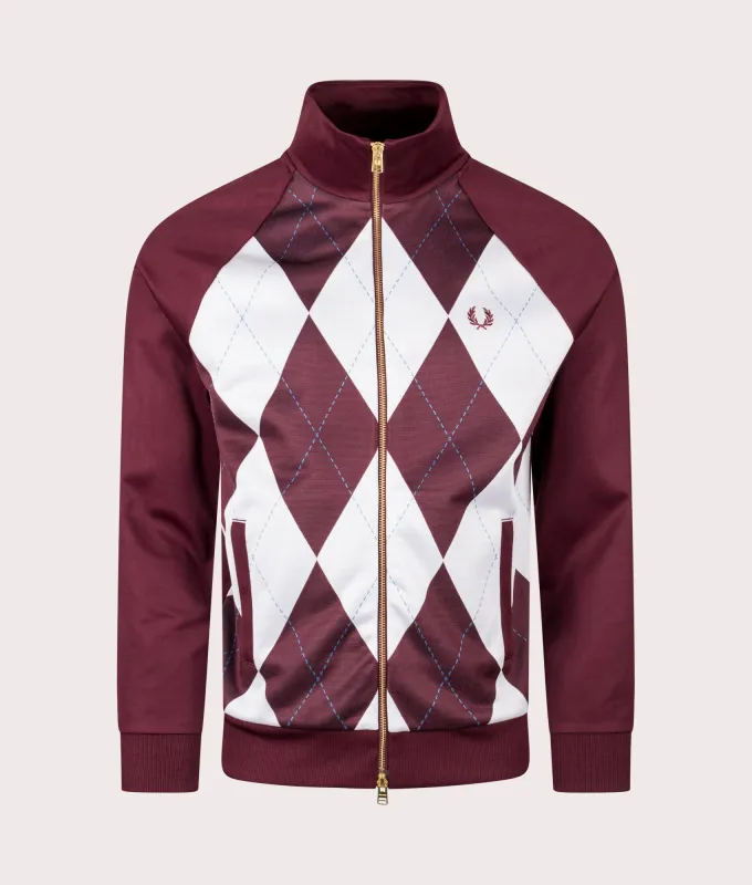 Argyle Track Jacket sold by EQVVS