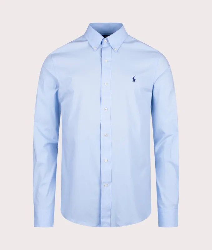 Custom Fit Stretch Poplin Shirt sold by EQVVS