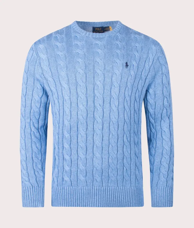 Cable Knit Cotton Jumper sold by EQVVS