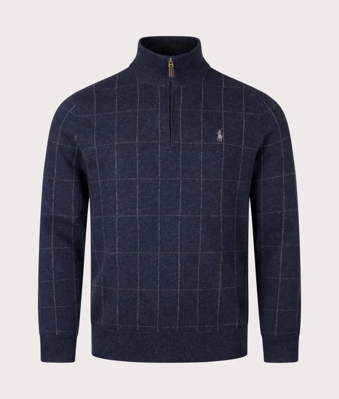 Polo Quarter Zip Jumper sold by EQVVS