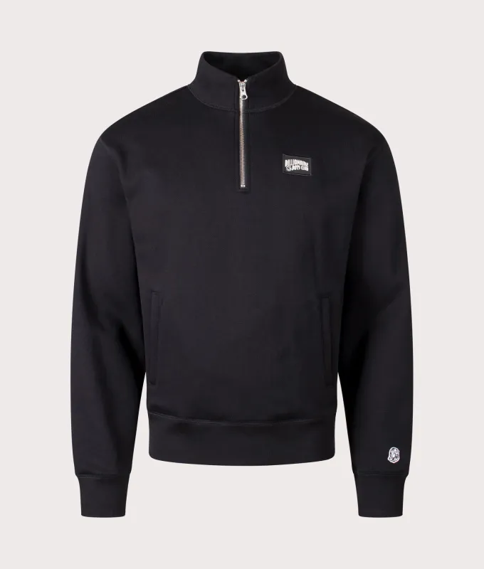 Woven Patch Quarter Zip Sweatshirt sold by EQVVS