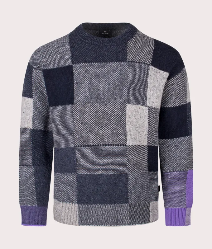 Crew Neck Block Sweatshirt made by EQVVS