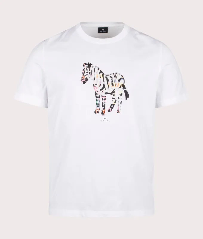 Zebra Large T-Shirt made by EQVVS