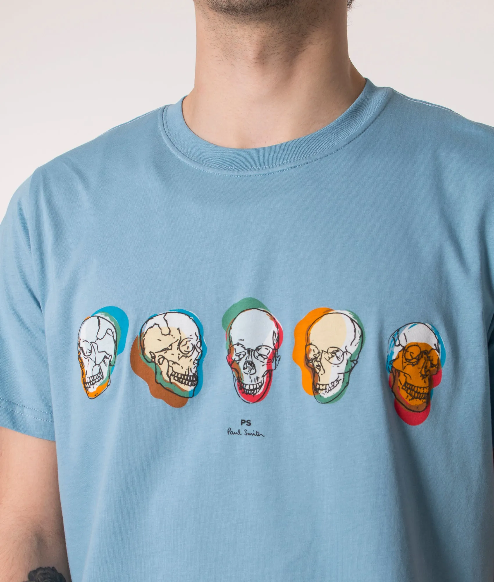 Skulls Logo T-Shirt sold by EQVVS product image thumbnail 2