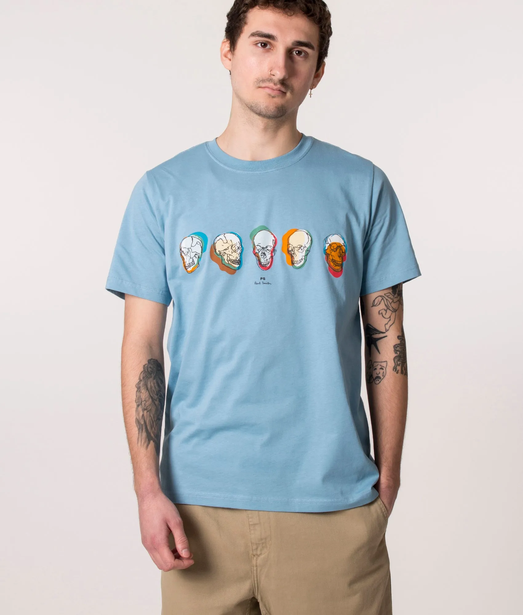 Skulls Logo T-Shirt sold by EQVVS