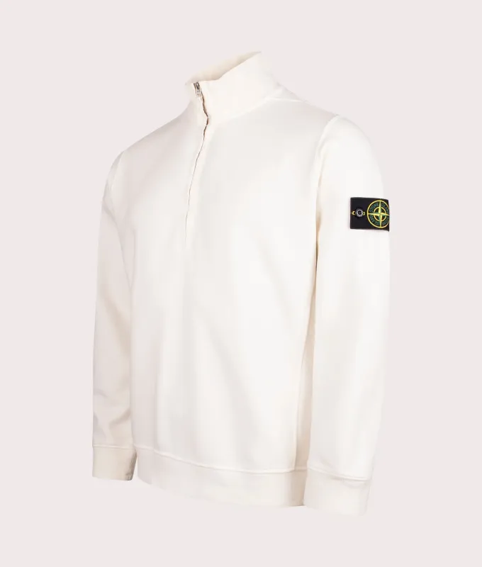 Organic Cotton Quarter Zip Sweatshirt sold by EQVVS