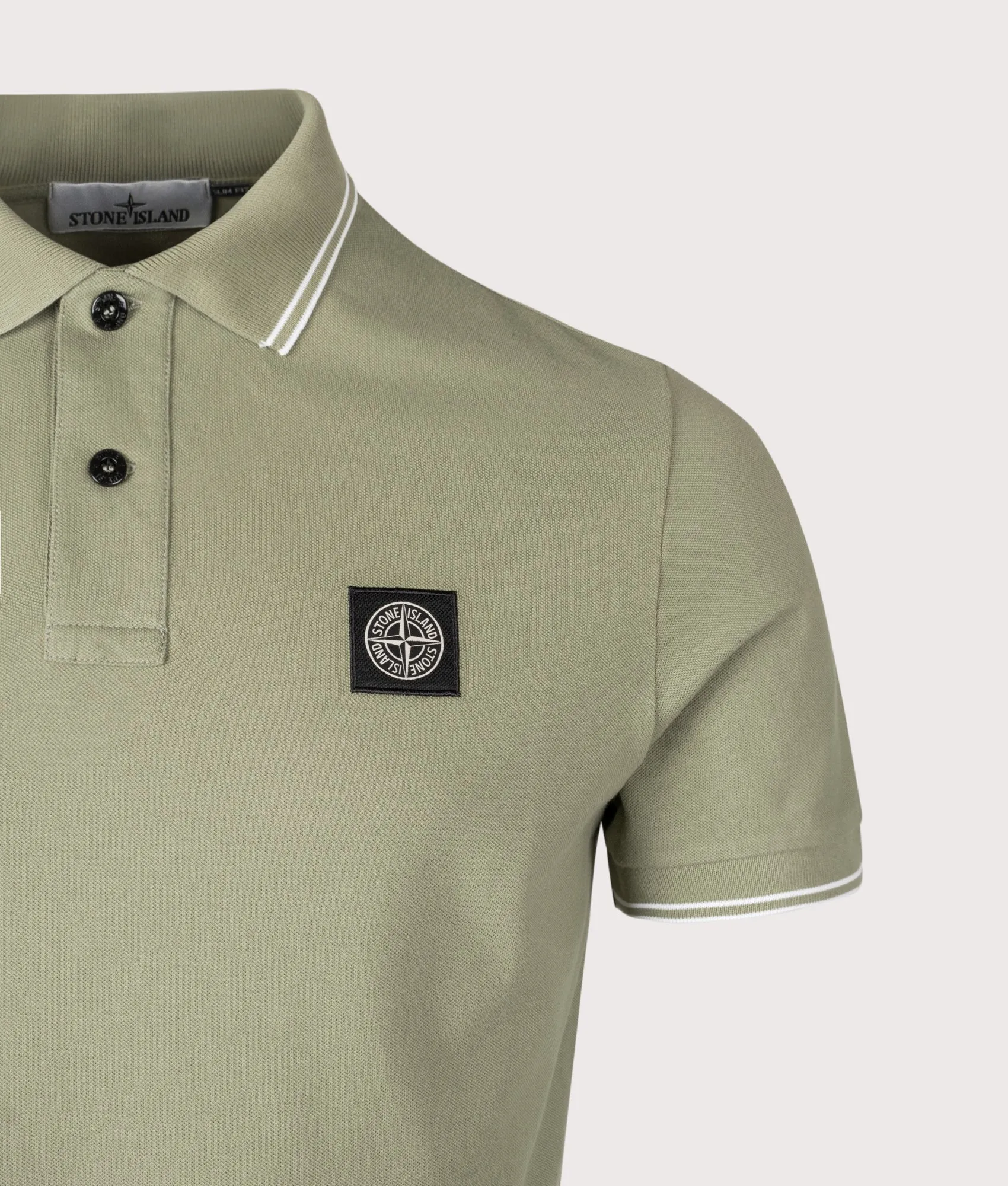 Slim Fit Striped Collar Polo Shirt sold by EQVVS product image thumbnail 2