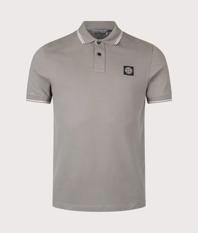 Slim Fit Striped Collar Polo Shirt sold by EQVVS